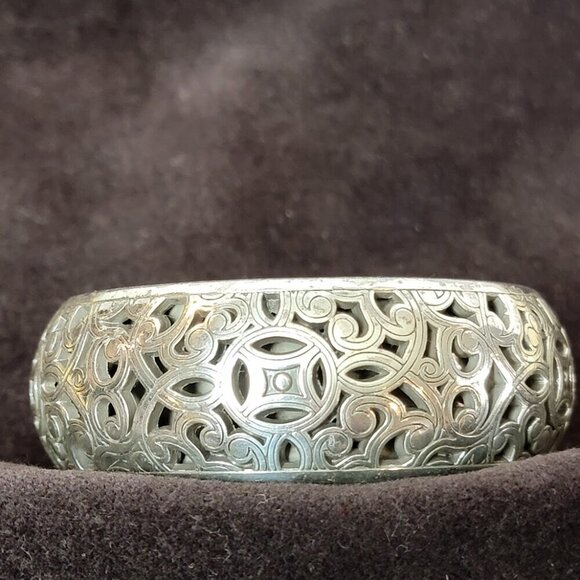 Brighton Chunky Cutout Bangle Bracelet - Picture 2 of 6